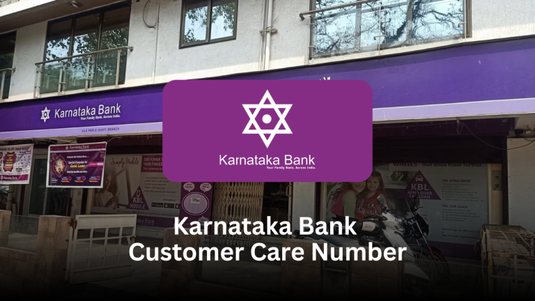 Karnataka Bank Customer Care Numbers
