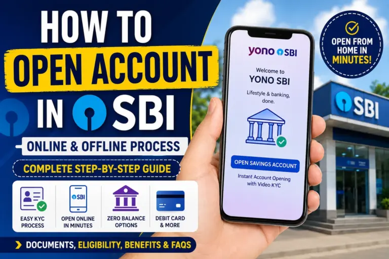 How to Open Account in SBI